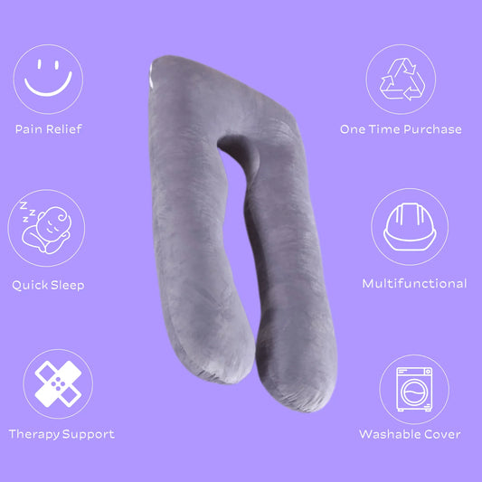 Pregnancy Support Pillow – Full Body U-Shape